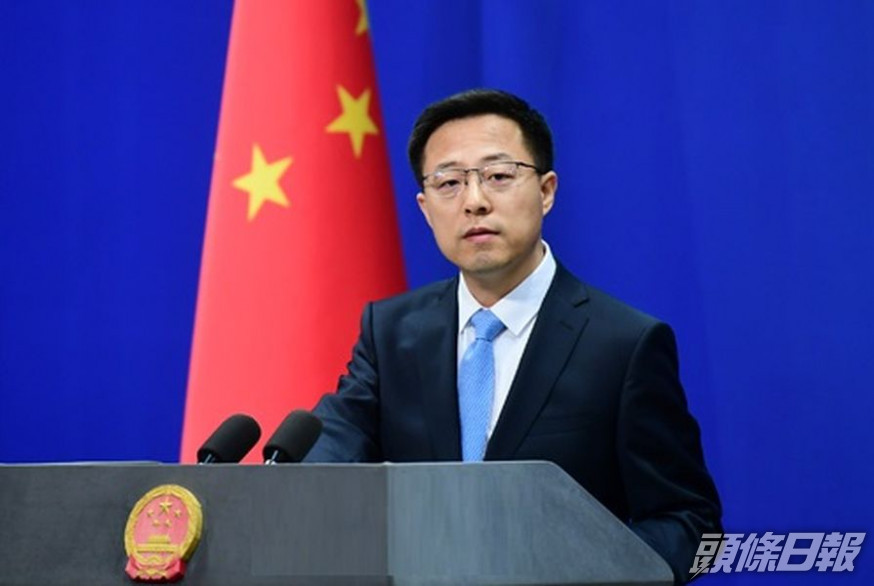 趙立堅形容美國退出世衛是奉行單邊主義退群毀約的例證。 網圖