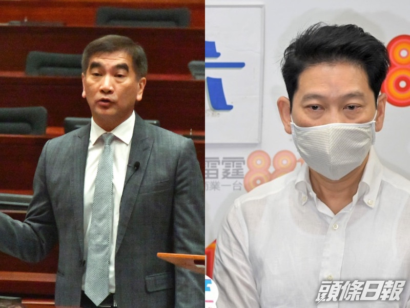鍾國斌(左)及楊立門(右)。資料圖片