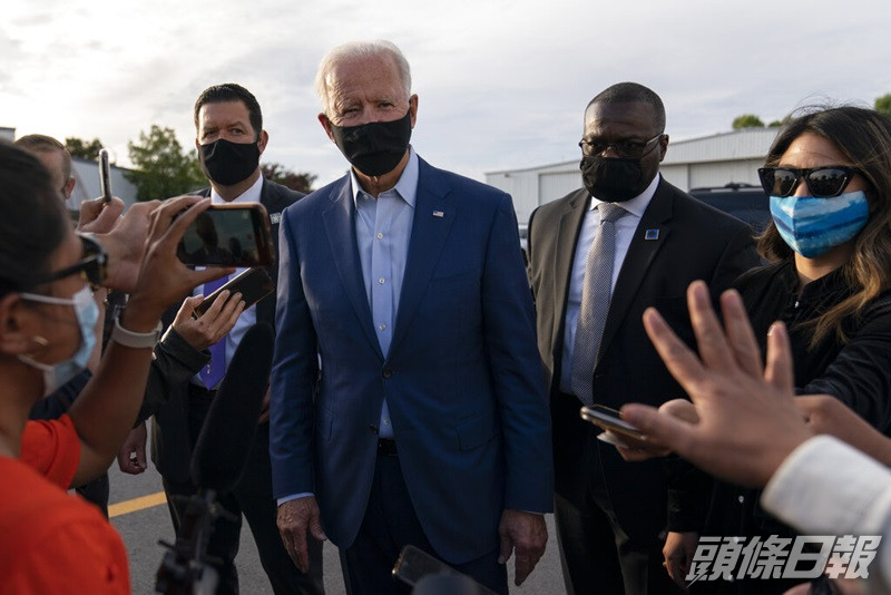 特朗普曾說,民主黨總統候選人拜登只有在選舉被操控的情況下才能取勝。AP圖片