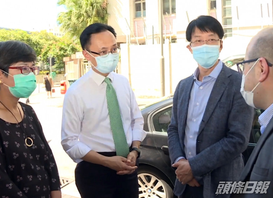 公務員事務局局長聶德權昨日在facebook上載短片。