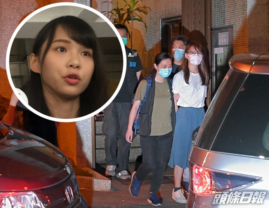 周庭昨日被捕。