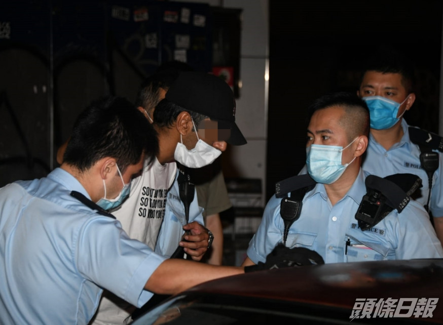涉事巴漢被捕。