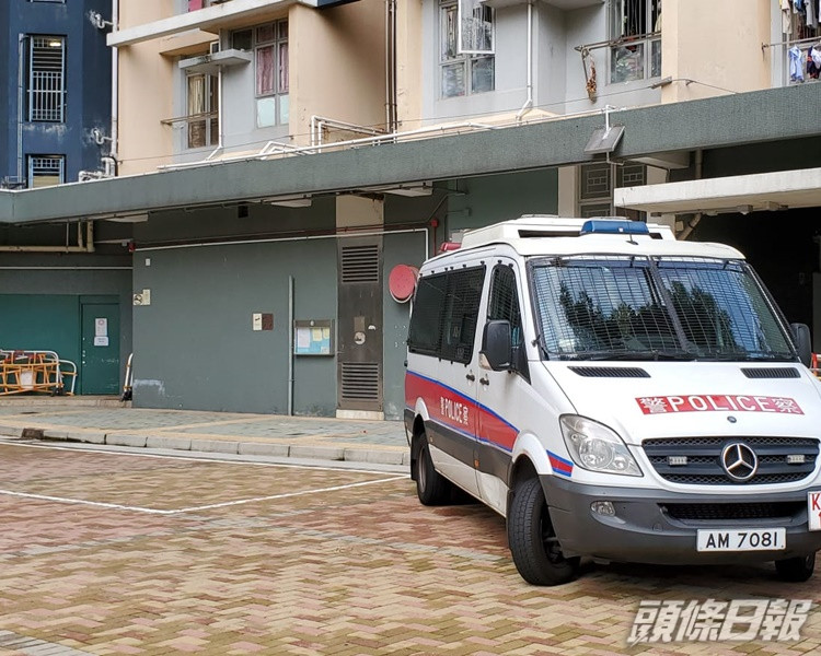 警方趕到現場。林思明攝