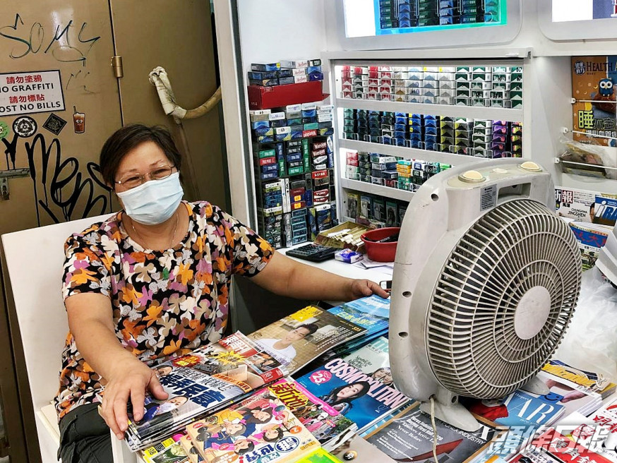 中環士丹利街報檔檔主林太指,上月遭賊人爆竊,被偷過百條香煙,損失逾6萬元,須向家人借錢過活。