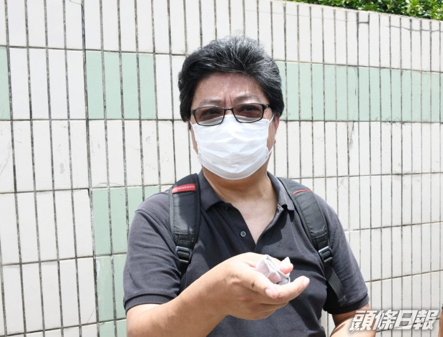 楊健興昨日壹傳媒現場了解情況。資料圖片