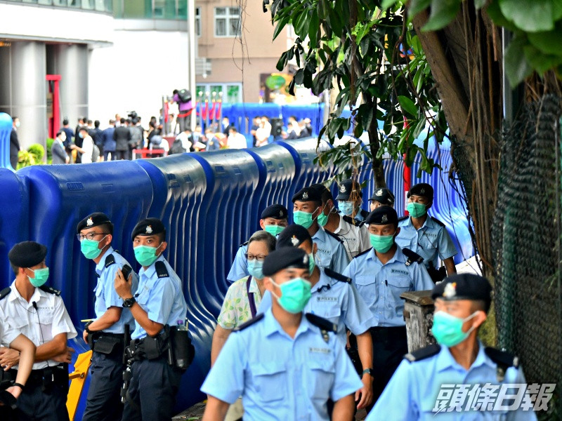 李家超強調,警隊本身多人才,過去的表現符合要求。資料圖片