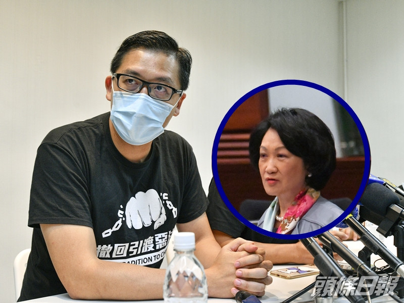 林卓廷(左)認為葉劉淑儀(右)說法「邏輯荒謬」。資料圖片