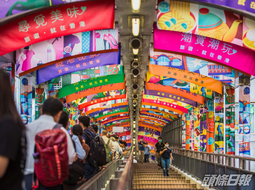 旅發局近日在多個地點設立主題裝飾。旅發局圖片