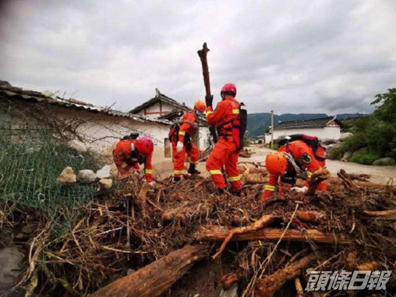 四川冕寧特大暴雨已致16人遇難。(網圖)
