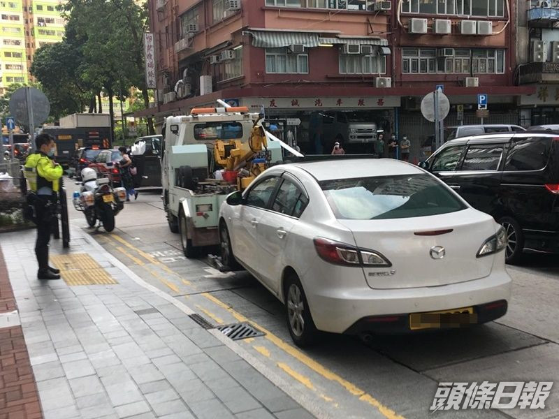 警方加強打擊違泊。圖:警方提供