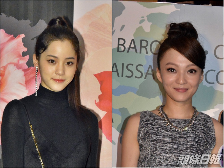 台灣藝人歐陽娜娜(左)、張韶涵(右)有傳將在大陸國慶晚會上唱「我的祖國」等歌曲。資料圖片