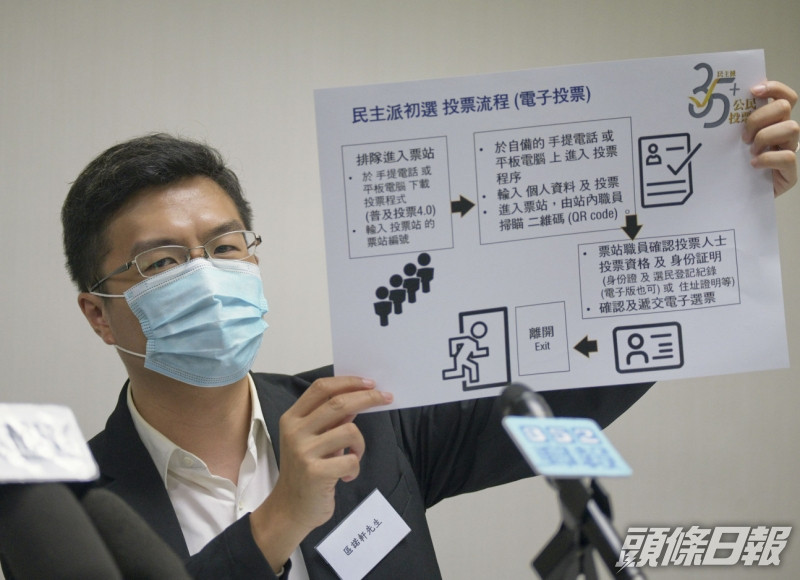 區諾軒昨早於社交網站表示,基於現局未能確保人身安全,也為身邊所有人負責,退出所有初選工作。