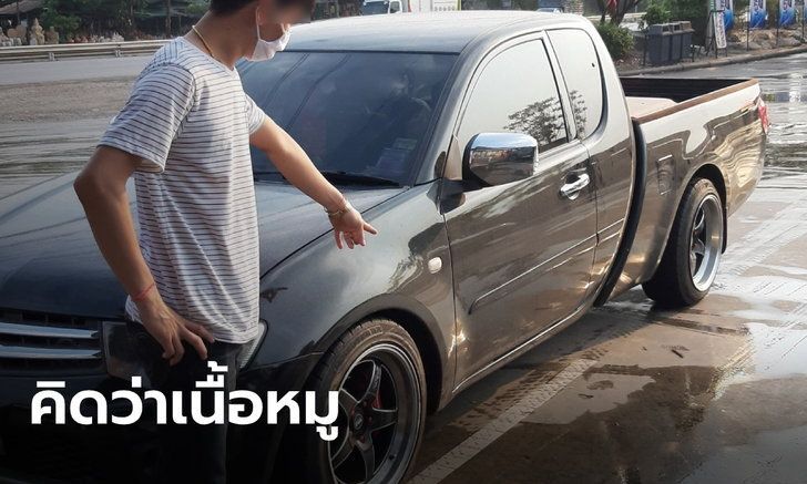 一具無頭女屍從一名泰男車底掉落,司機直至看新聞後方才知曉事件。網圖