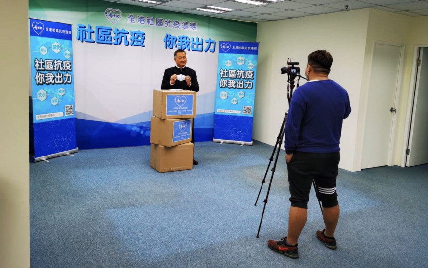 全港社區抗疫連線總召集人陳振彬。