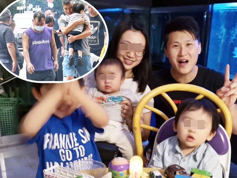 賴駿為兩歲兒子慶祝生日,惜當晚車禍身亡。