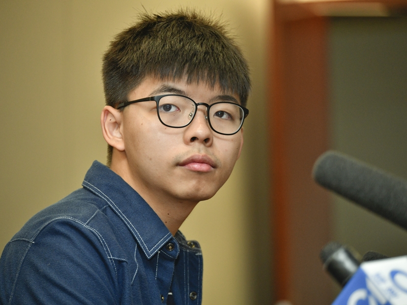 黃之鋒擬戰九龍東。資料圖片