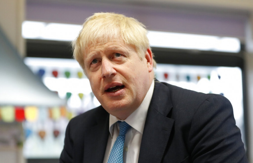 英國首相約翰遜。AP圖片