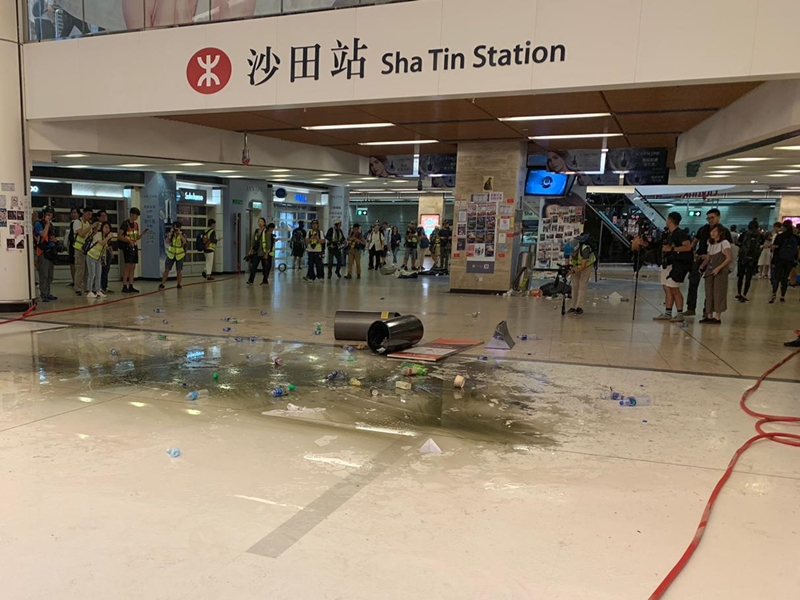 沙田站。資料圖片