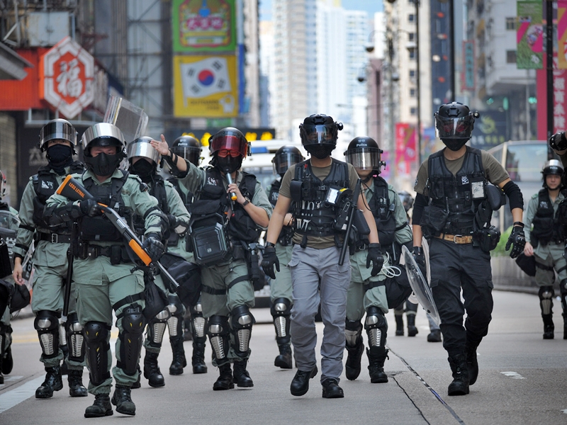 警方高度關注,將調派至少八千警力布防。資料圖片