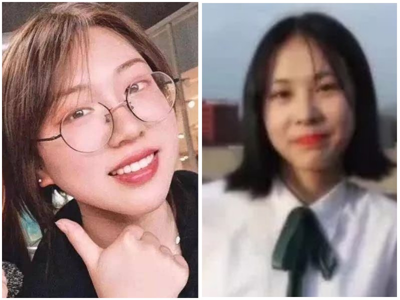 22歲女教師龍其樂(左)證實已身亡;何紅宇(右)至今仍舊音訊全無。網圖
