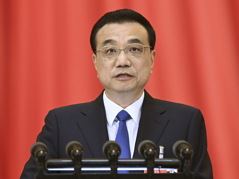 十三屆全國人大三次會議開幕,國務院總理李克強發表政府工作報告。(新華社圖片)