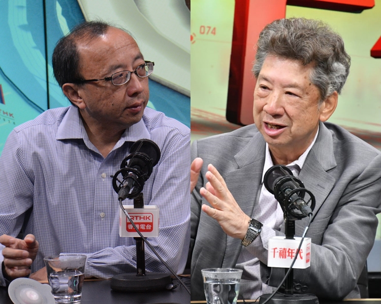 張達明(左);湯家驊(右)。 資料圖片