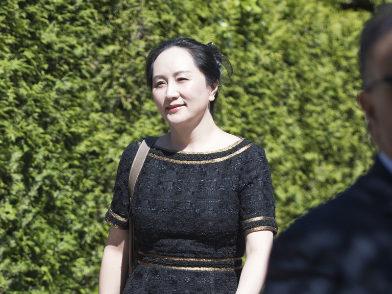 孟晚舟未能獲釋,中國駐加拿大使館表示堅決反對。AP圖