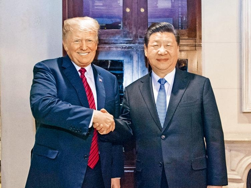 特朗普、習近平。