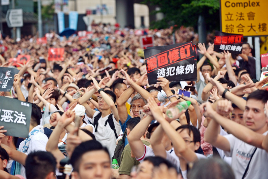 反修例風波不斷擴大,不少團體更發起下周一罷工。資料圖片