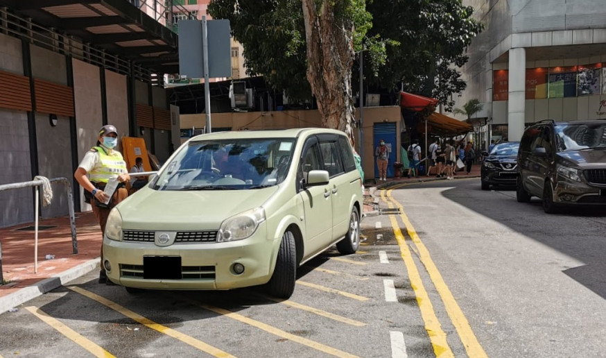 涉事車輛。 警方提供