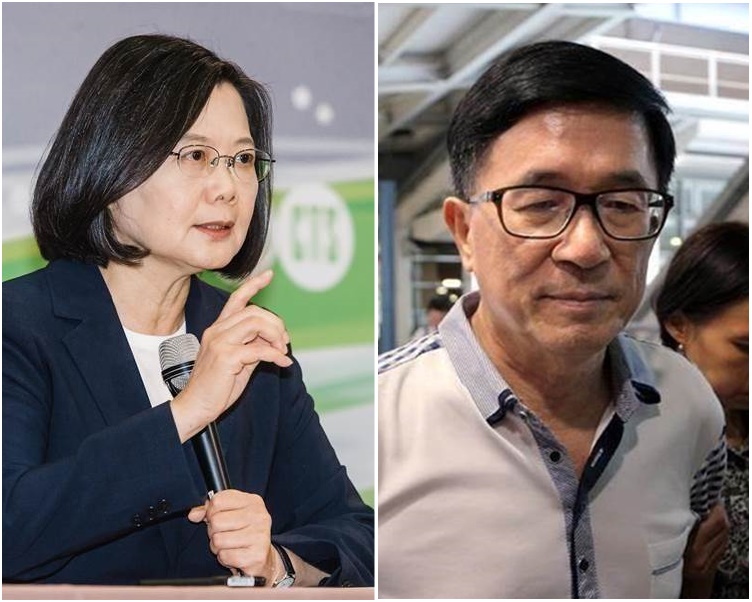 陳水扁批蔡英文太多政治考量。網上圖片