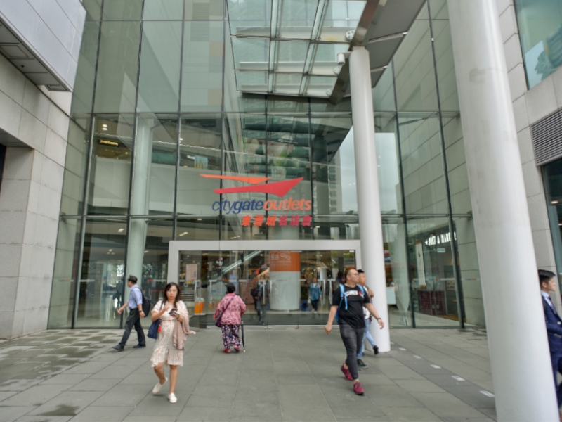 東薈城名店倉的擴建部分逐步完工。資料圖片