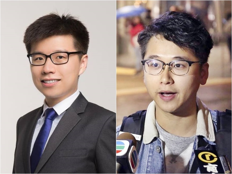 陳兆陽(左)及巫啟航(右)。FB圖片