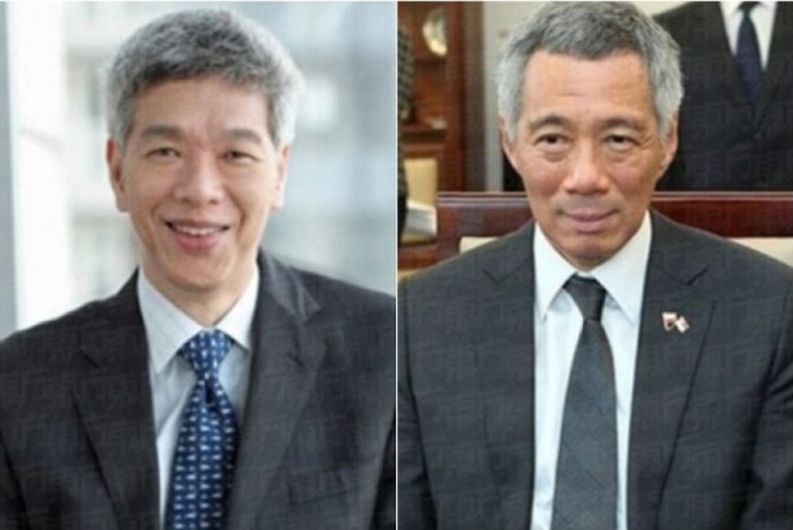 新加坡總理李顯龍(右)胞弟李顯揚(左)加入反對黨。(網圖)