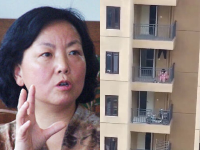 方方(左)轉發《武漢敲鑼記》反被女子(右)批評。網圖