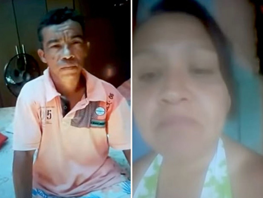 巴西男子佩德洛(左),企圖強姦前女友布魯娜(右)。(網圖)