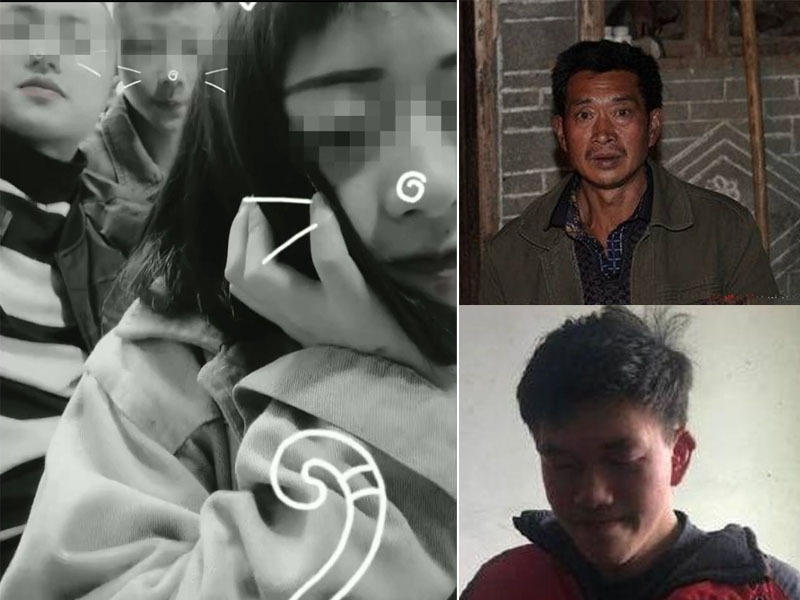 3名童黨(左圖)劫殺小賣部老闆娘,死者患智障礙的大兒子(右下)泣不成聲,死者丈夫(右上)失去一家三口經濟支柱。 (網圖)