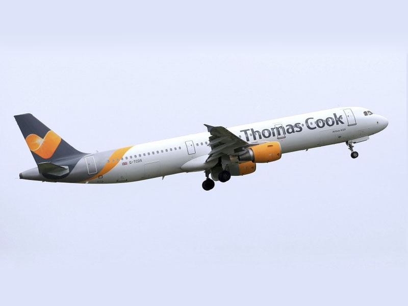 Thomas Cook的專屬客機。AP