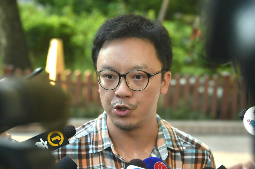 申請人鍾健平昨日表明,遊行亦會繼續。資料圖片