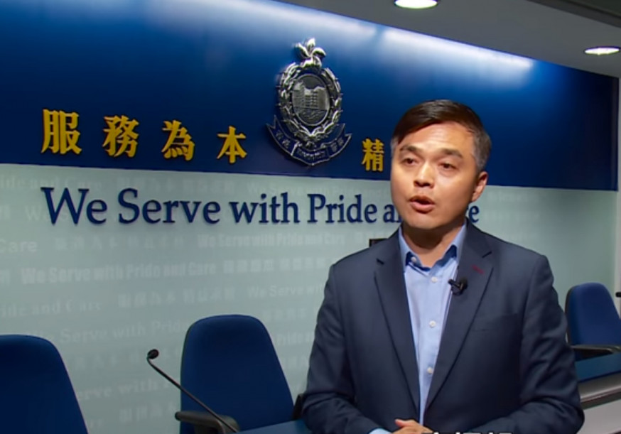高振邦表示,發現有人用記者身份,挑撥群眾情緒。影片截圖