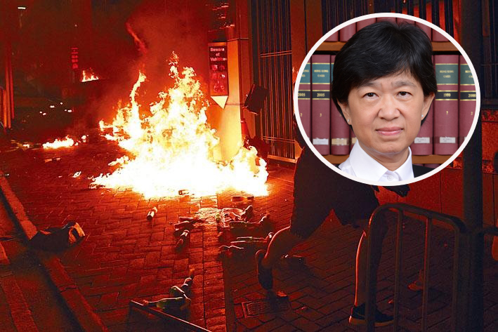 小圖為裁判官水佳麗。 資料圖片