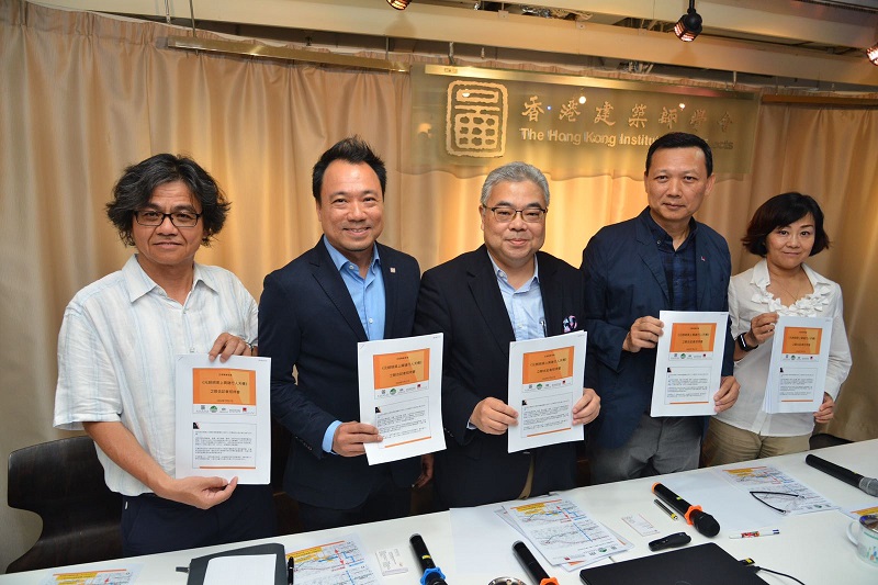 五大專業學會盼議員在立法會否決方案元朗天橋。