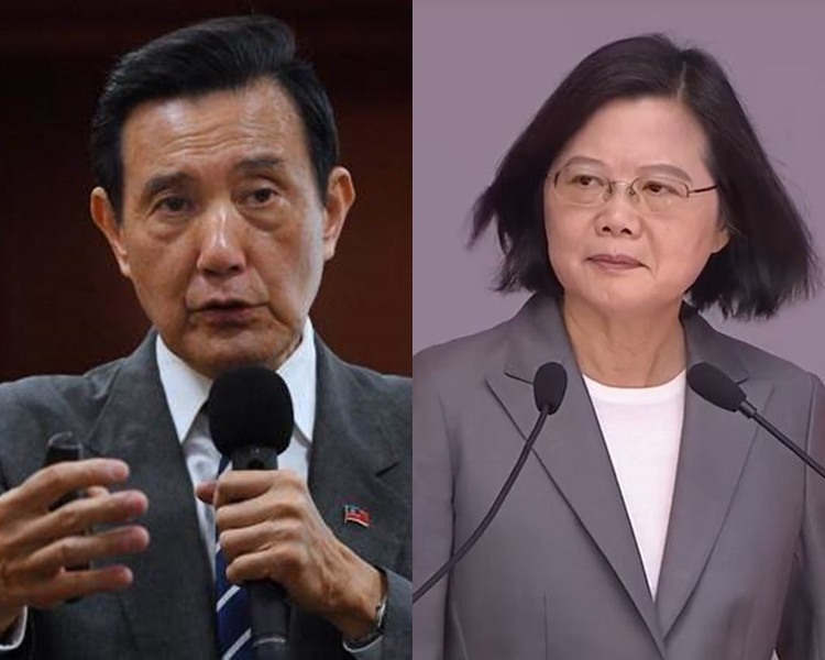 馬英九在社交網貼文批評蔡英文。