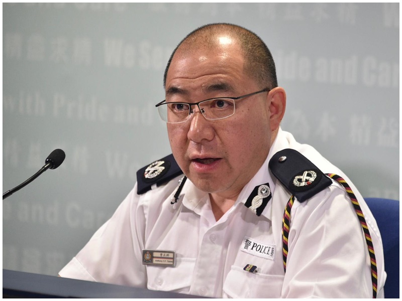 署理新界北總區指揮官曾正科。
