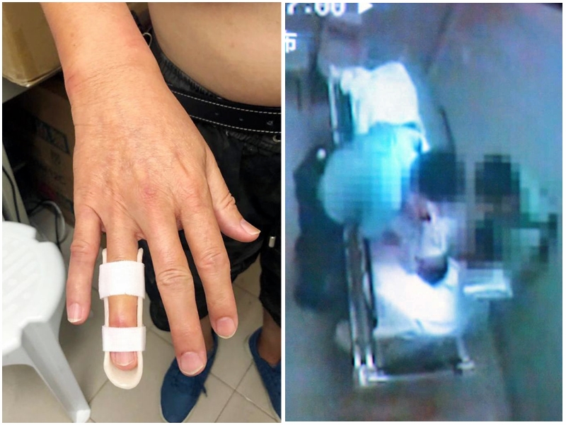 男事主身體多處受傷。