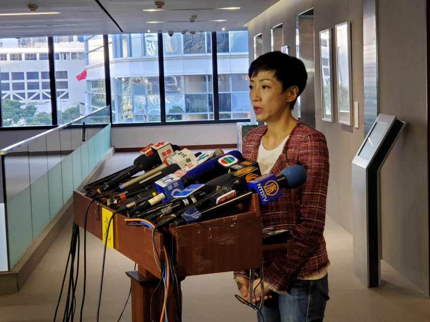 民主派會議召集人陳淑莊。