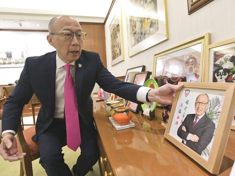 馬清楠指自己從小喜歡做運動,現時也不例外,最近更開始練太極。