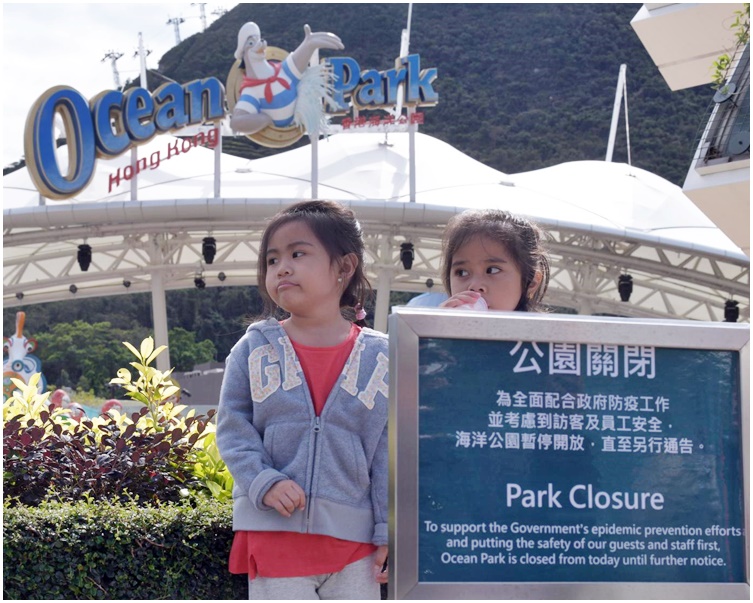 海洋公園宣布今起暫停開放。