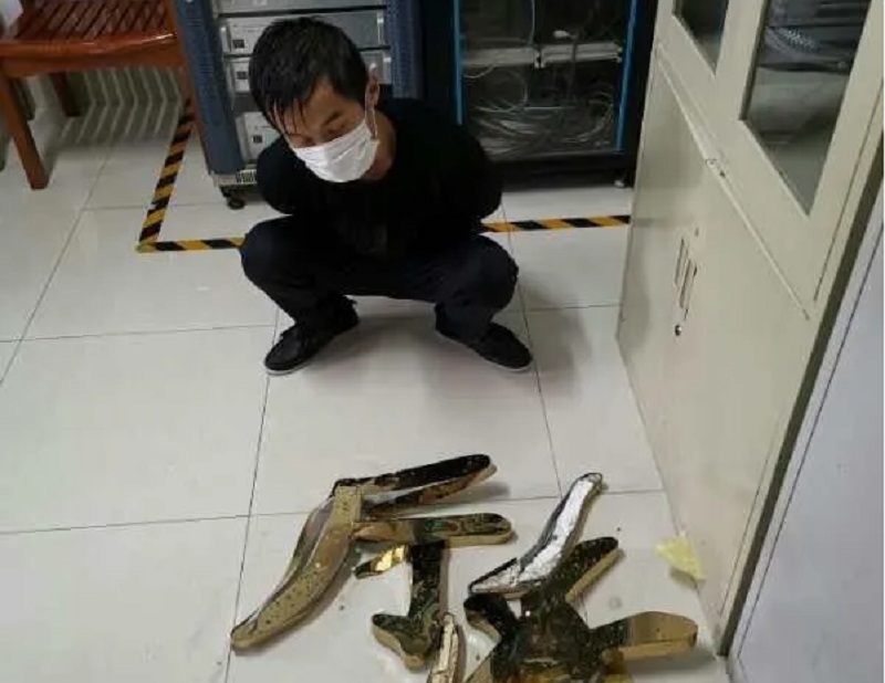 爆竊廣西公安廳的小偷被捉獲。網圖