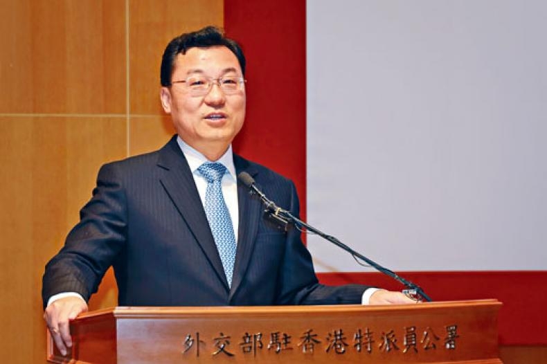 外交部駐港公署特派員謝鋒。 資料圖片